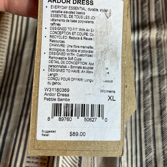 Prana Ardor Dress in “Pebble Samba” NWT - Picture 7 of 7